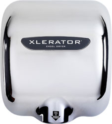XL-C-110 Xlerator Hand Dryer, Chrome Metal Cover, 110/120v