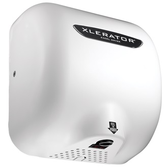 XL-W Xlerator Hand Dryer, White Metal Cover